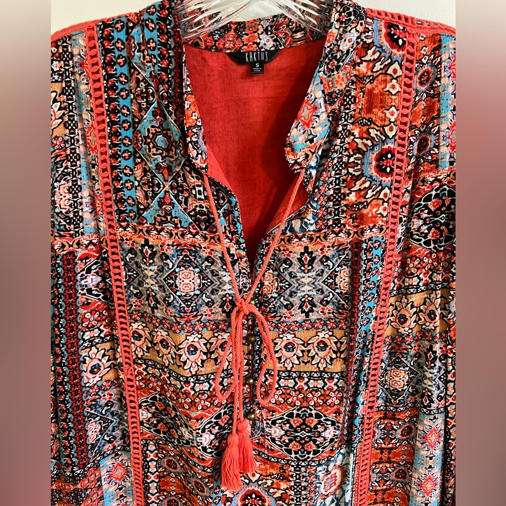 Boho Dress Fully Lined  S